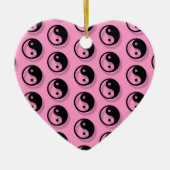 Yin and Yang Pattern Keramik Ornament (Vorne)
