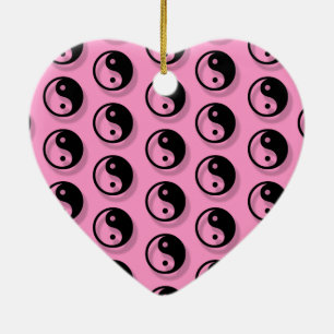 Yin and Yang Pattern Keramik Ornament