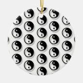 Yin and Yang Pattern Keramik Ornament (Vorne)