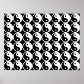 Yin and Yang Pattern Poster (Vorne)