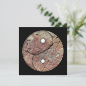 Yin and Yang Rock Art (Stehend Vorderseite)