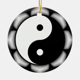 Yin and Yang Round Ornament