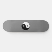 Yin and Yang Symbol (Chinesischer Taoist Taijitu) Skateboard (Horizontal)