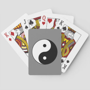 Yin and Yang Symbol (Chinesischer Taoist Taijitu) Spielkarten