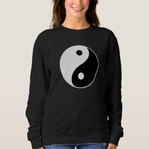 Yin and Yang Symbol Peace Liebe Balance Yoga Tai C Sweatshirt
