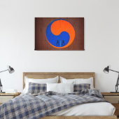 Yin and Yang symbol, South Korea Leinwanddruck (Insitu (Schlafzimmer))
