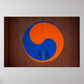 Yin and Yang symbol, South Korea Poster (Vorne)