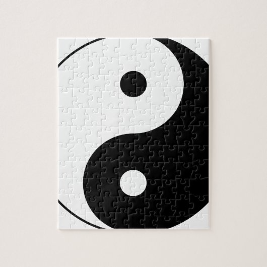Yin and yang (yin-yang, yin yang, 陰, 陽) puzzle (Vertikal)
