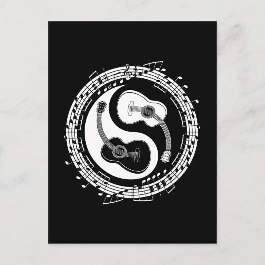 Yin Guit Notation Postkarte (Vorderseite)