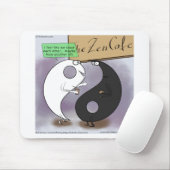 Yin Meets Yang Zen Funny Mousepad (Mit Mouse)