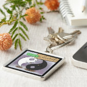 Yin Meets Yang Zen Funny Schlüsselanhänger (Seite)