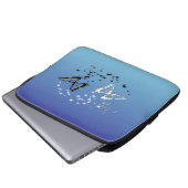 Yin n Yang Laptopschutzhülle (Vorne Knopf)