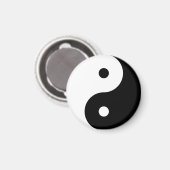 Yin Tang Tai Ji Chinese Symbol Magnet (Vorderseite/Rückseite)