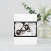 Yin to Yang Postkarte (Stehend Vorderseite)