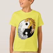 Yin u. der T - Shirt der Yang-Tiger-Kinder (Vorderseite)