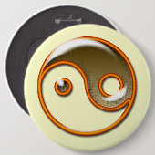 Yin u. Yan Button (Vorne & Hinten)