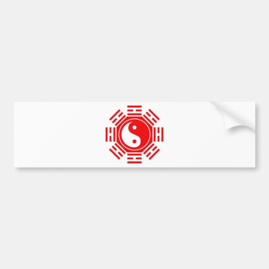 YIN U. YANG AUTOAUFKLEBER (Vorne)