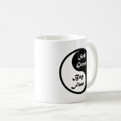 Yin u. Yang: Kaufen Sie Furcht u. verkaufen Sie Kaffeetasse (VorderseiteRechts)