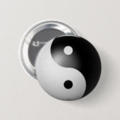 Yin u. Yang-Knopf Button (Vorne & Hinten)