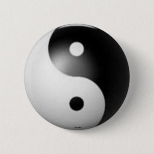 Yin u. Yang-Knopf Button