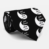 Yin u. Yang - schwarz u. Weiß: Kaufen Sie Furcht, Krawatte (Gerollt)