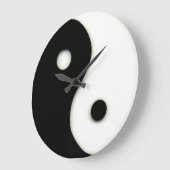 Yin u. Yang-Wanduhr-Schwarzes u. Weiß Große Wanduhr (Winkel)