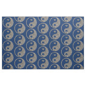 Yin u. Yang-Zeichen-Herzsilber + Ihr Hintergrund Stoff (Fat Quarter (45,7 x 55,9 cm))