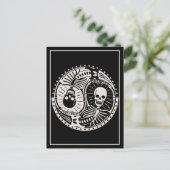 Yin und Knochen Postkarte (Stehend Vorderseite)