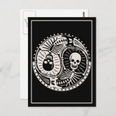 Yin und Knochen Postkarte (Vorne/Hinten)