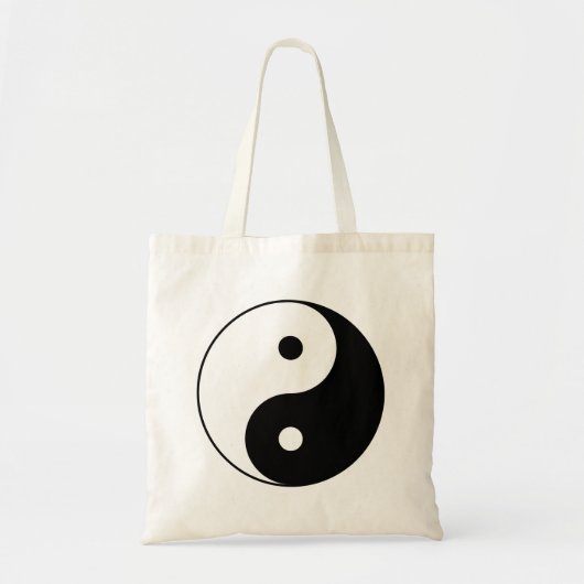 Yin und motivierend philosophisches Symbol Yang Tragetasche (Vorne)