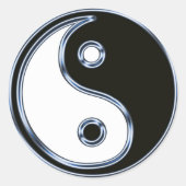 Yin und Yang 2 Sticker (Vorderseite)