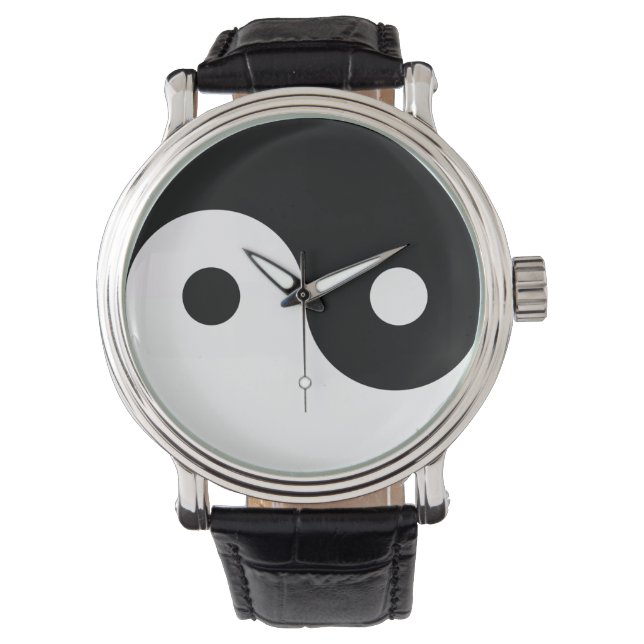 Yin und Yang Armbanduhr (Vorderseite)