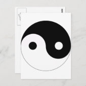 Yin und Yang-Balance-Symbol Religion tao Taoismus Postkarte (Vorne/Hinten)