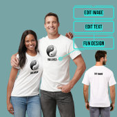 Yin und Yang Basketball Jersey T-Shirt