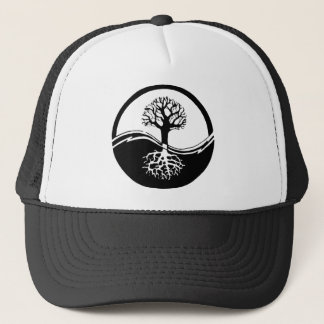 Yin und Yang-Baum des Lebens Truckerkappe