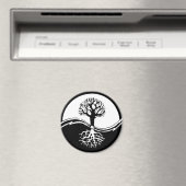 Yin und Yang-Baum Magnet (In Situ (Geschirrspüler))