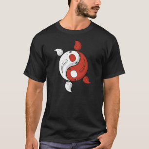 Yin und Yang das dunkle Koi Men-Shirt T-Shirt
