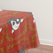Yin und Yang das Koi-Tablecloth Tischdecke (Beispiel)