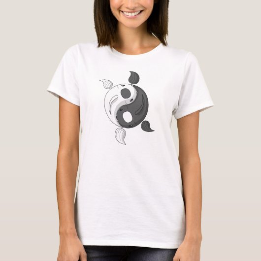 Yin und Yang das Koi Women's Light Shirt (Vorderseite)