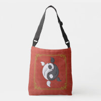 Yin und Yang die Koi All-Over-Print-Tasche
