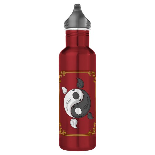 Yin und Yang die Koi Wasserflasche Trinkflasche (Rechts)