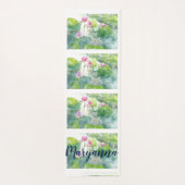 Yin und Yang Dragons on Red Yogamatte (Rückseite)