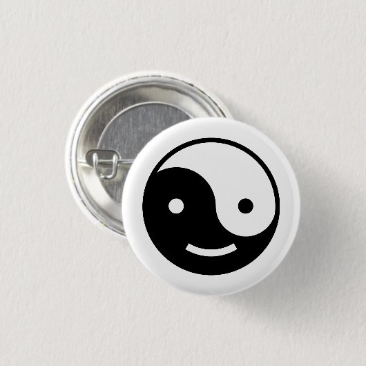 Yin und Yang emoji Button (Vorne & Hinten)