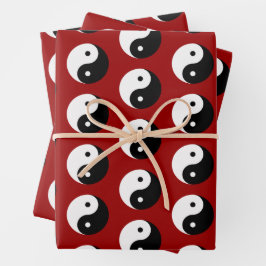 Yin und Yang Geschenkpapier Set