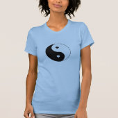 Yin und Yang Herz T-Shirt (Vorderseite)
