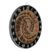 Yin- und Yang-Holzkartentafel mit Zahlen Dartscheibe (Vorderseite Links)