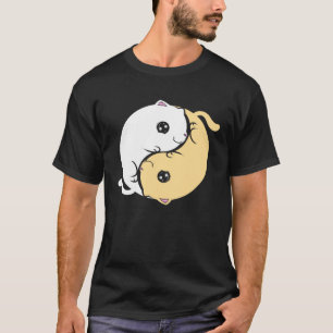 Yin und Yang Katzen am Purrsday T-Shirt