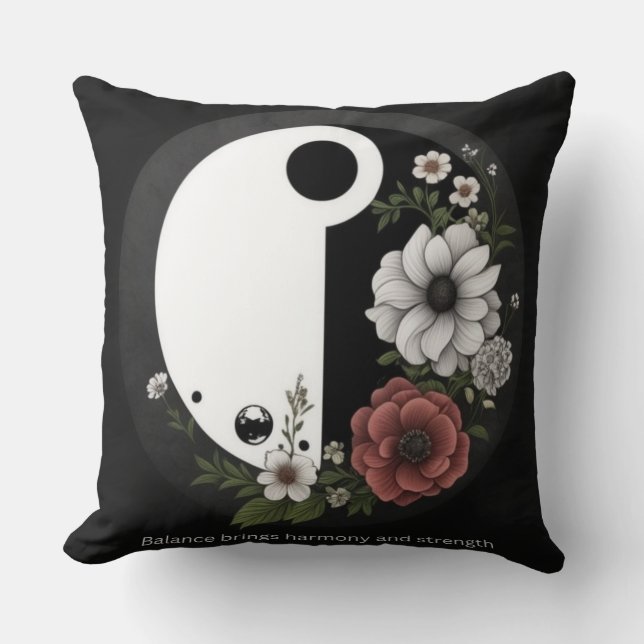 Yin und Yang Kissen (Vorderseite)