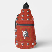 Yin und Yang Koi Crossbody Bag (Vorderseite)