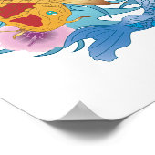 Yin und Yang Koi Poster (Ecke)